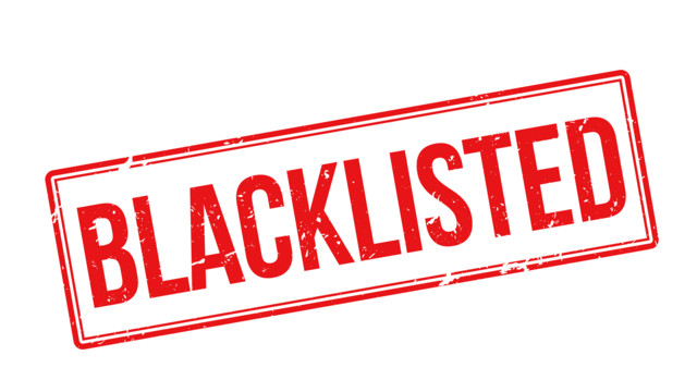 blacklisted applications
