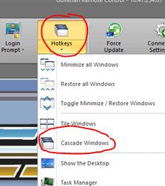 Cascade Windows Button