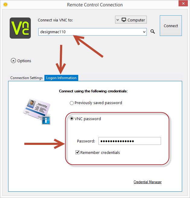 osx vnc server password